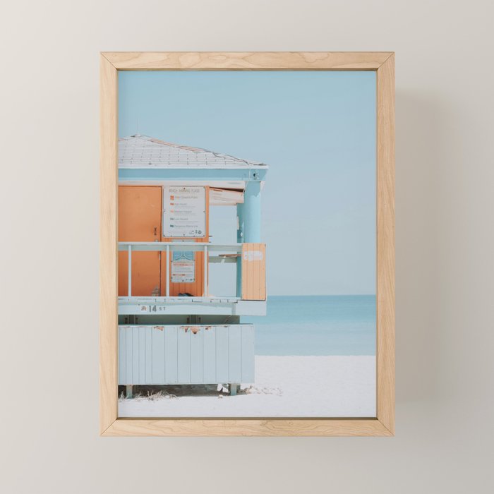 Santa Monica / California Mini Art Print Gallery Image 1