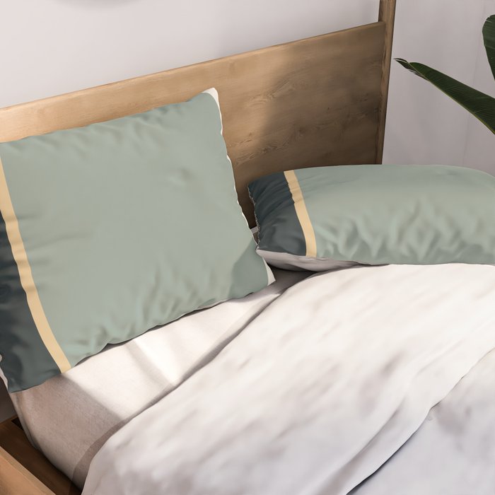 Contemporary Color Block LV Pillow Sham Gallery Image 2