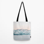 Pastel winter landscape | Arctic mountains in Lapland | Wanderlust travel photography Tote Bag Gallery Image 2