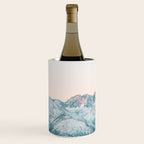 Pastel winter landscape | Arctic mountains in Lapland | Wanderlust travel photography Wine Chiller Gallery Image 2