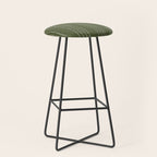 Lines #5 (Moss Green) Stool Gallery Image 1
