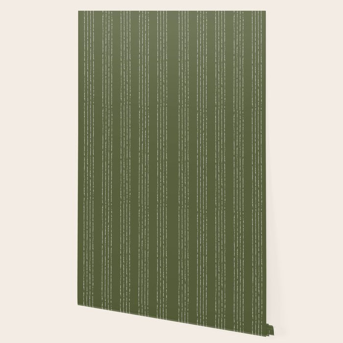 Lines #5 (Moss Green) Wallpaper Gallery Image 2