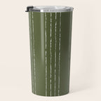 Lines #5 (Moss Green) Travel Mug Gallery Image 3