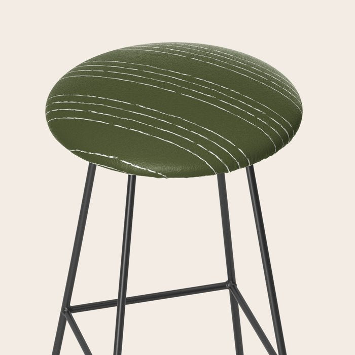 Lines #5 (Moss Green) Stool Gallery Image 2