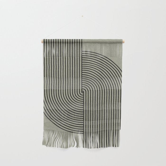 Retro Balance Green Concept Wall Hanging Gallery Image 1