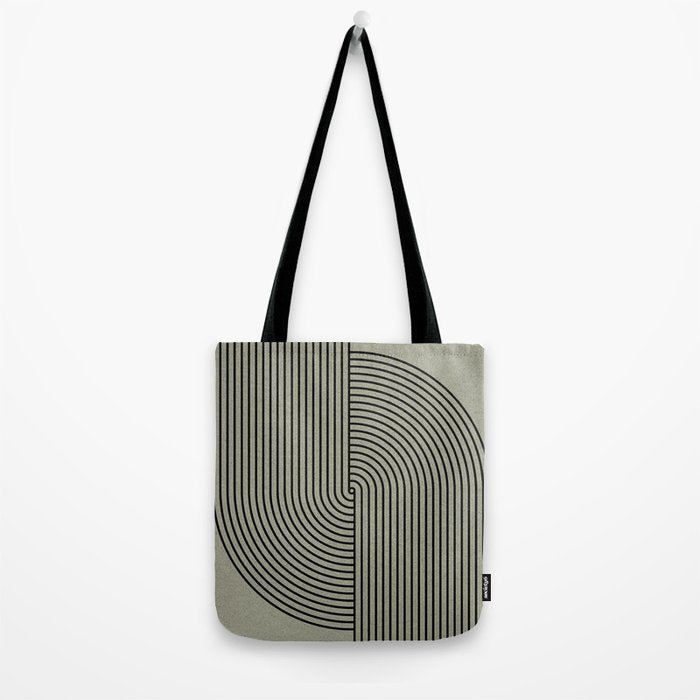 Retro Balance Green Concept Tote Bag Gallery Image 2