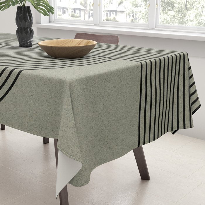 Retro Balance Green Concept Tablecloth Gallery Image 3