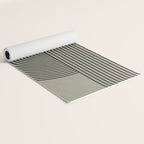 Retro Balance Green Concept Yoga Mat Gallery Image 2