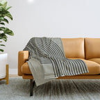 Retro Balance Green Concept Throw Blanket Gallery Image 1
