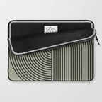 Retro Balance Green Concept Laptop Sleeve Gallery Image 2