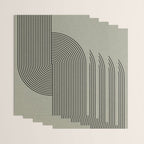 Retro Balance Green Concept Wrapping Paper Gallery Image 3