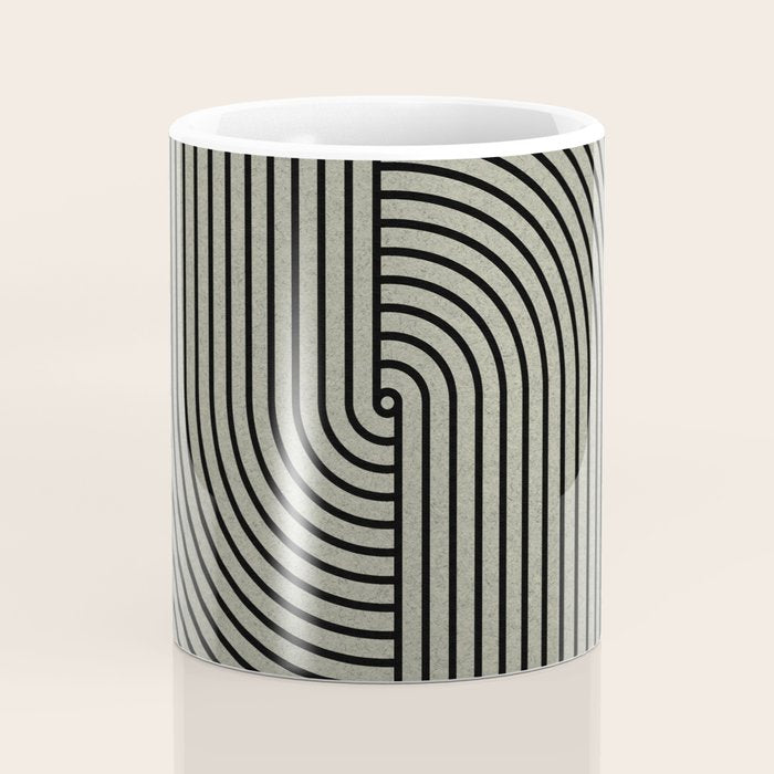 Retro Balance Green Concept Coffee Mug Gallery Image 4