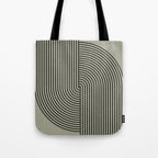 Retro Balance Green Concept Tote Bag Gallery Image 1