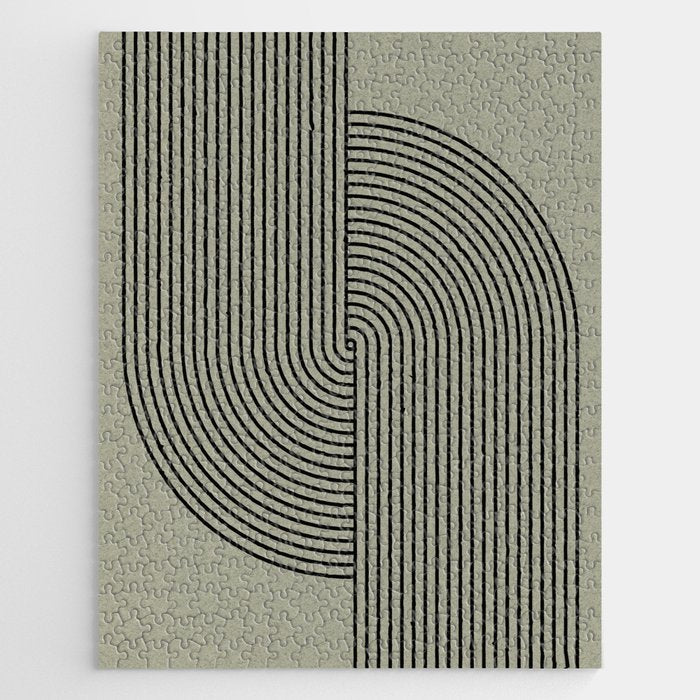 Retro Balance Green Concept Jigsaw Puzzle Gallery Image 1