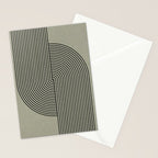Retro Balance Green Concept Stationery Card Gallery Image 2