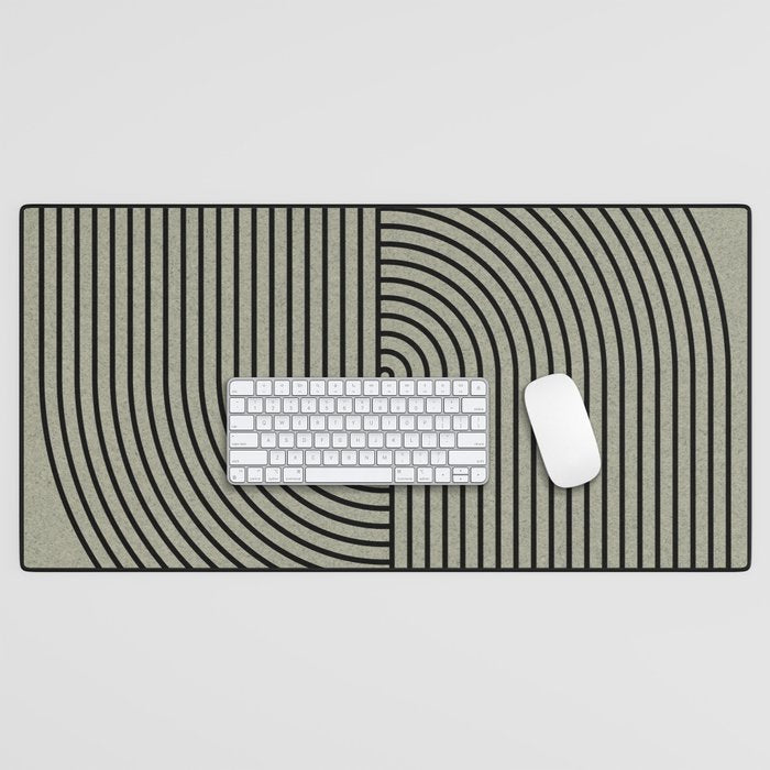 Retro Balance Green Concept Desk Mat Gallery Image 1