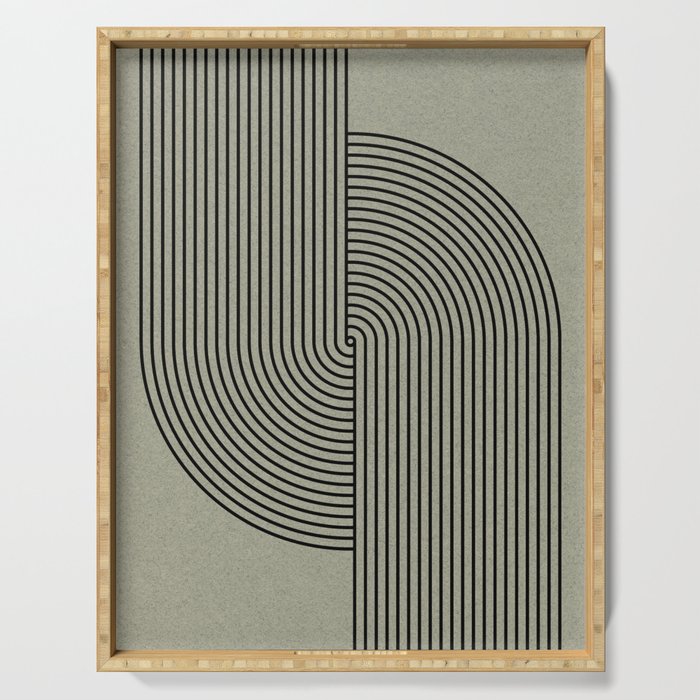 Retro Balance Green Concept Serving Tray Gallery Image 1