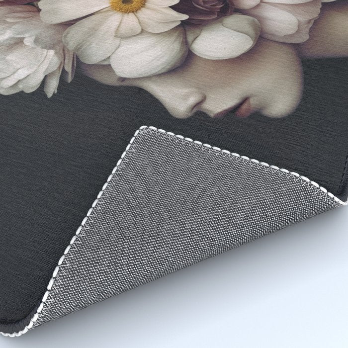 Graceful Blossom Serenity Female Portrait Rug Gallery Image 4