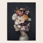 Graceful Blossom Serenity Female Portrait Poster Gallery Image 4