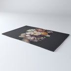 Graceful Blossom Serenity Female Portrait Rug Gallery Image 3