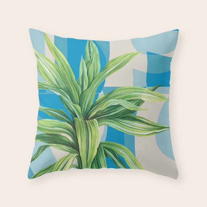 Tropical Geometry 81 Throw Pillow Gallery Image 6