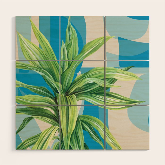 Tropical Geometry 81 Wood Wall Art Gallery Image 1