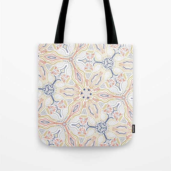 Modern mosaic mandalas Tote Bag Gallery Image 1