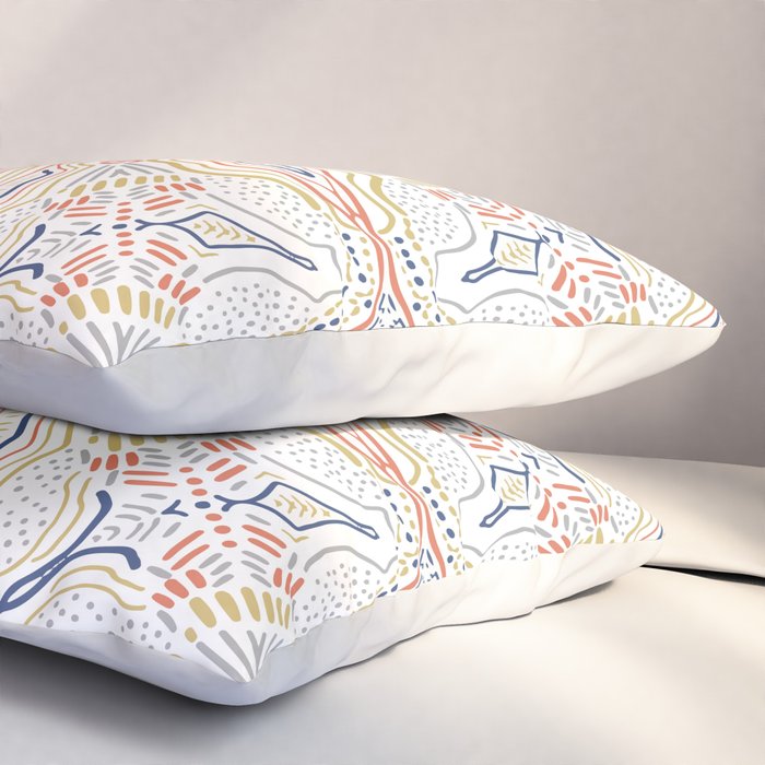 Modern mosaic mandalas Pillow Sham Gallery Image 3