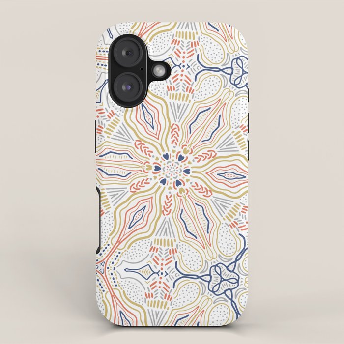 Modern mosaic mandalas iPhone Case Gallery Image 1