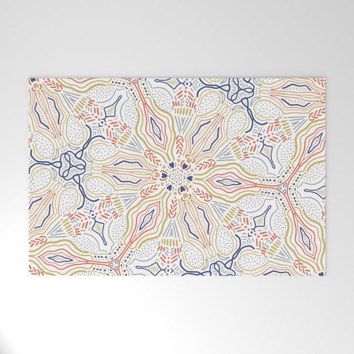 Modern mosaic mandalas Welcome Mat Gallery Image 1