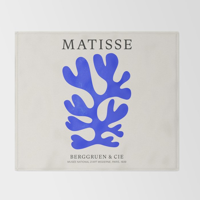 Electrik: Matisse Color Series III | Mid-Century Edition Throw Blanket Gallery Image 2