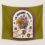 I'm Growing Today Wall Tapestry Gallery Image 4