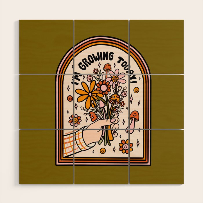 I'm Growing Today Wood Wall Art Gallery Image 1