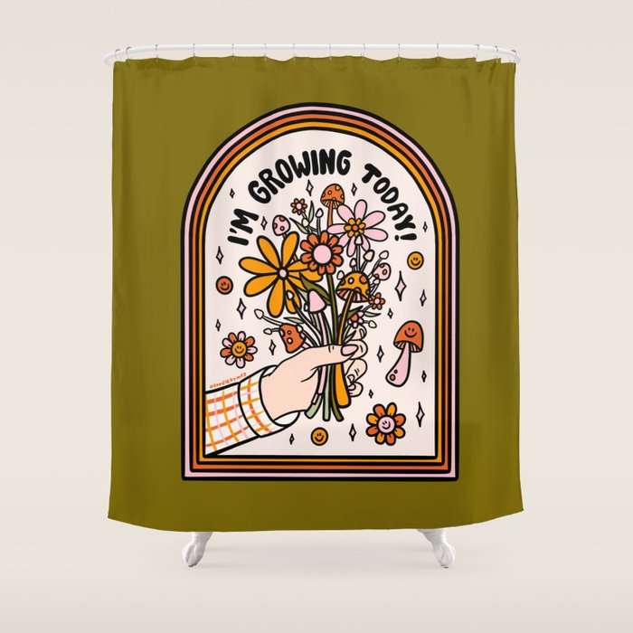 I'm Growing Today Shower Curtain Gallery Image 1