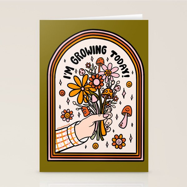 I'm Growing Today Stationery Card Gallery Image 1