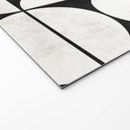 Mid-Century Modern Pattern No.2 - Black and White Welcome Mat Gallery Image 2