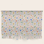 Fun colorful abstract organic shape art pattern Wall Hanging Gallery Image 1