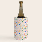 Fun colorful abstract organic shape art pattern Wine Chiller Gallery Image 1