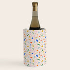 Fun colorful abstract organic shape art pattern Wine Chiller Gallery Image 2