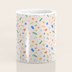 Fun colorful abstract organic shape art pattern Coffee Mug Gallery Image 4