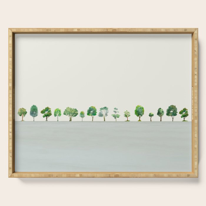 A Row Of Trees Serving Tray Gallery Image 1