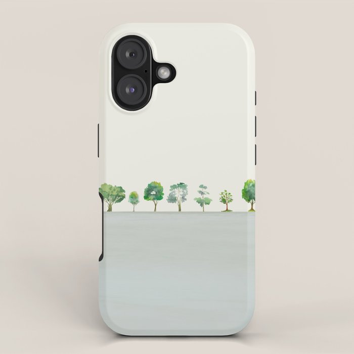 A Row Of Trees iPhone Case Gallery Image 1