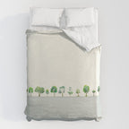 A Row Of Trees Duvet Cover Gallery Image 6