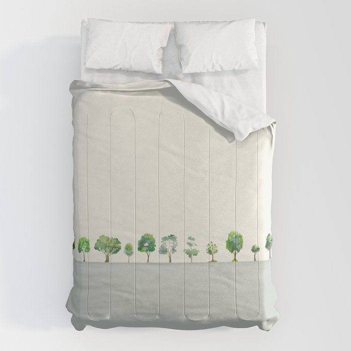 A Row Of Trees Comforter Gallery Image 1