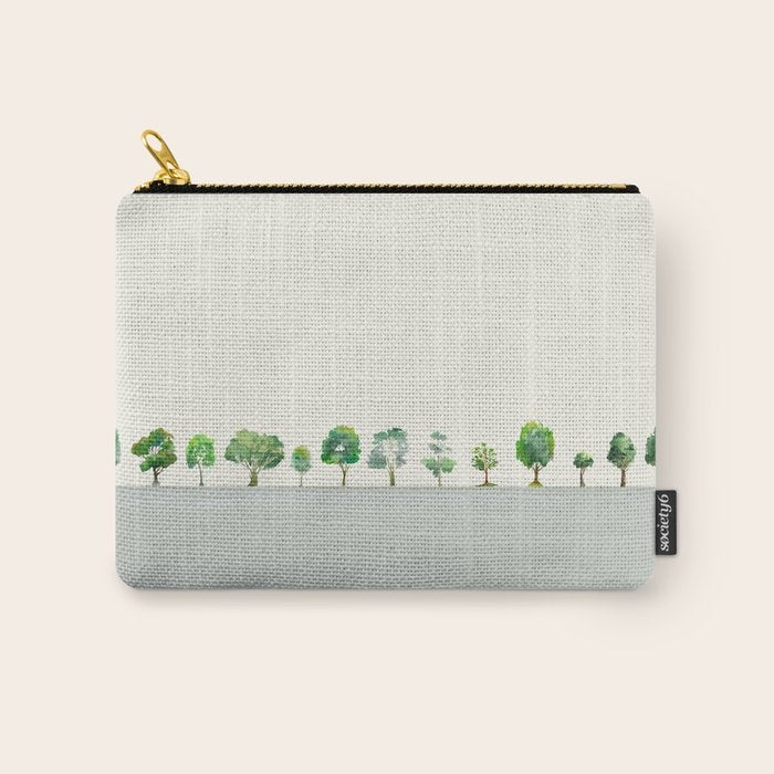 A Row Of Trees Carry All Pouch Gallery Image 1