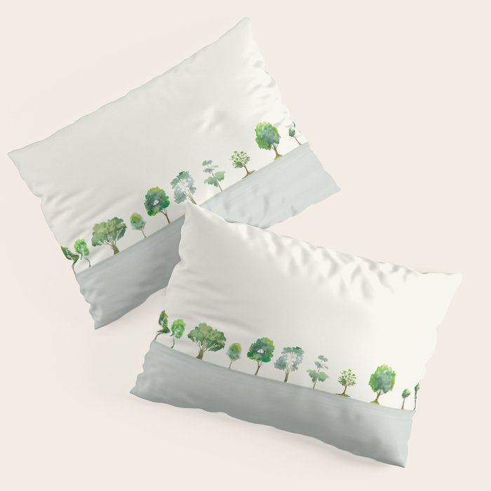 A Row Of Trees Pillow Sham Gallery Image 3