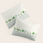 A Row Of Trees Pillow Sham Gallery Image 3