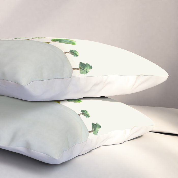 A Row Of Trees Pillow Sham Gallery Image 3