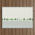 A Row Of Trees Outdoor Rug Gallery Image 1