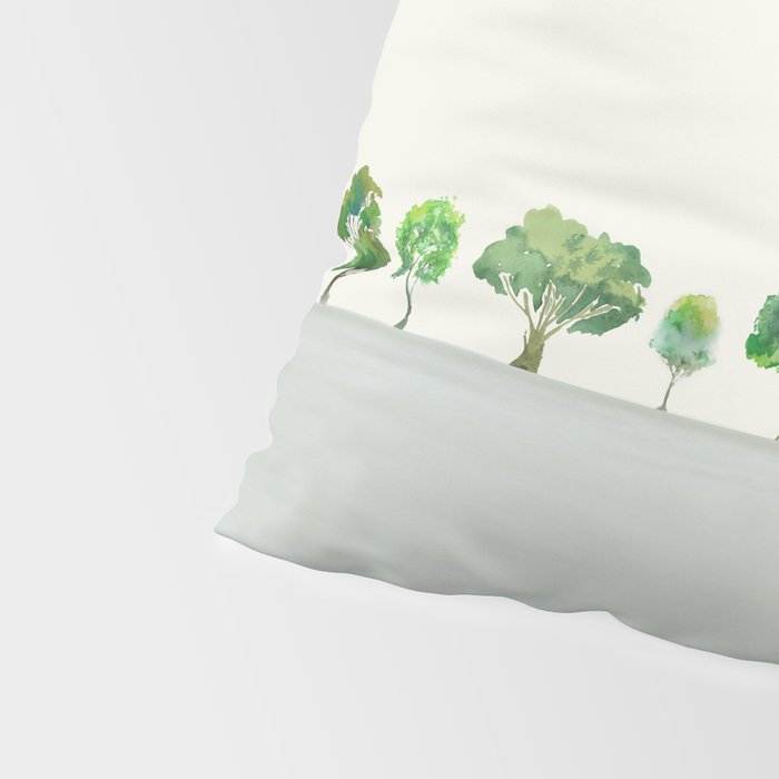 A Row Of Trees Pillow Sham Gallery Image 4
